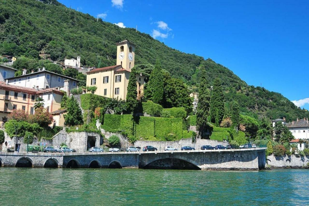 Elegant Historic Large House On Lake Como Apartment Gravedona Bagian luar foto